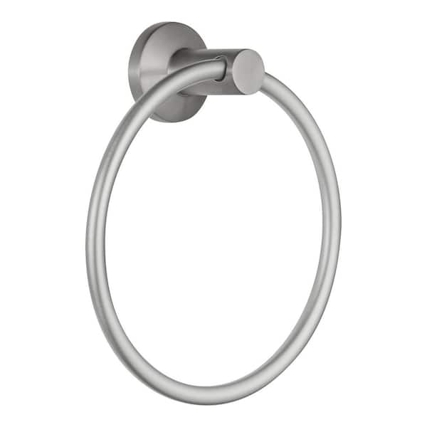 Dorind Wall Mounted Towel Ring in Brushed Nickel
