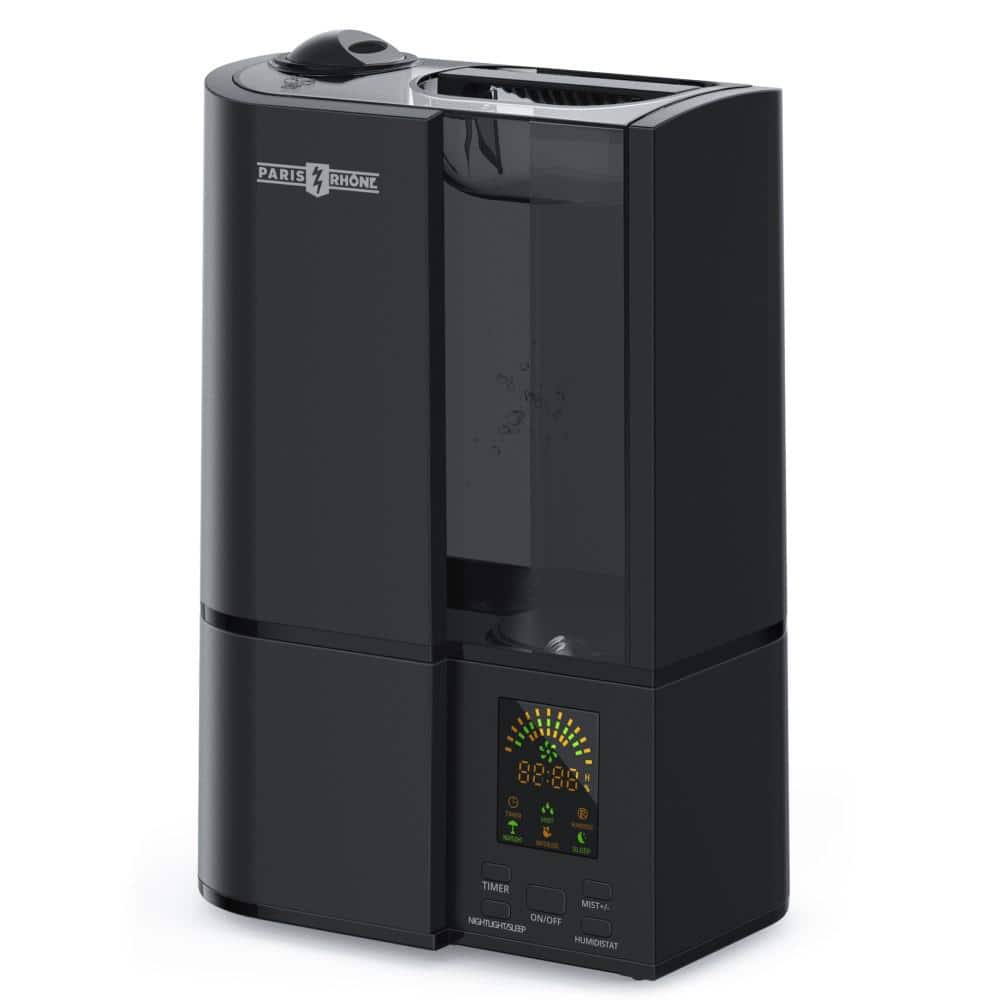1.06 gal. Ultrasonic Cool Mist Humidifiers for Large Room, Black