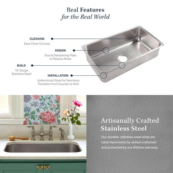 Wilson Undermount Crafted Stainless Steel in Brushed 17 in. Single Bowl Bar Prep Sink Wilson Undermount Crafted Stainless Steel in Brushed 17 in. Single Bowl Bar Prep Sink