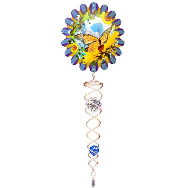 Iron Stop Animated Butterfly Crystal Twister
