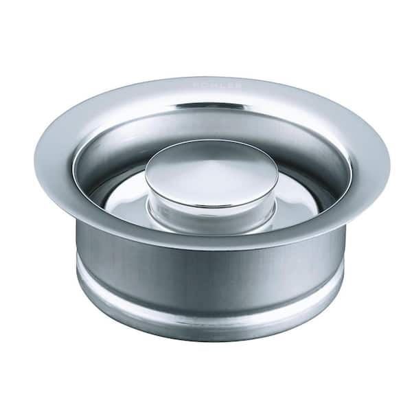 KOHLER Disposal 4.5 in. Flange with Stopper in Polished Chrome
