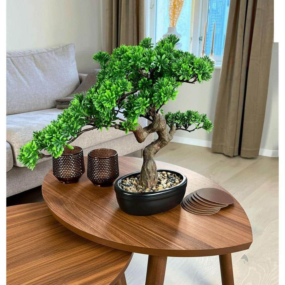 流木風 木製盆栽スタンド 植木台のみ Bonsai Stand Pot artificial-tropical-plants-