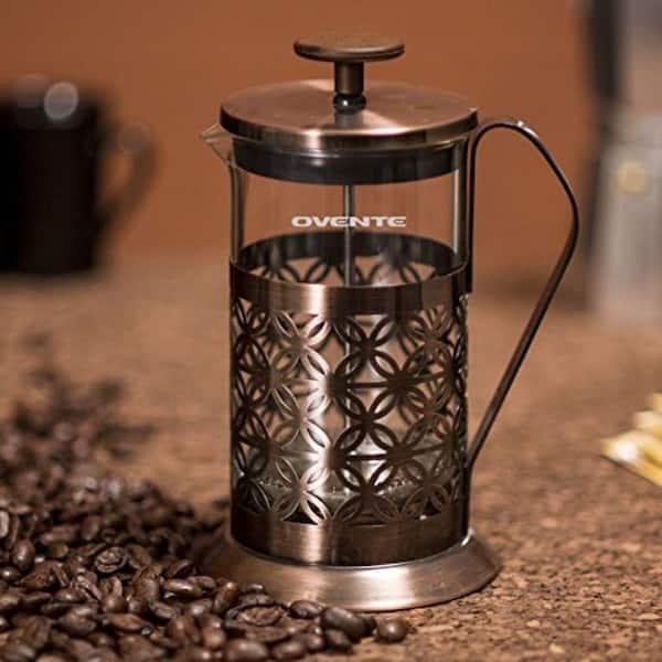 OVENTE 8 Cup Stainless Steel French Press Coffee Maker FSD34P