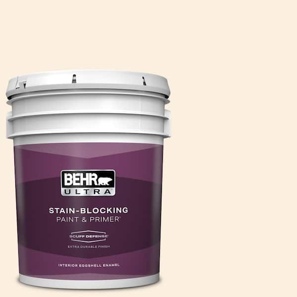 BEHR ULTRA 5 gal. #PWN-24 Soft Gossamer Extra Durable Eggshell Enamel Interior Paint & Primer