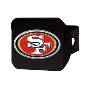 NFL - San Francisco 49ers 3D Color Emblem on Type III Black Metal Hitch Cover