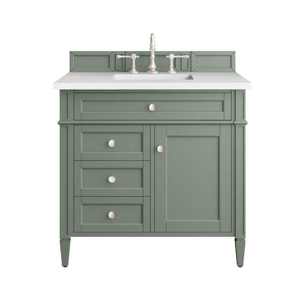 James Martin Vanities Brittany 36.0 in. W x 23.5 in. D x 33.8 in. H ...