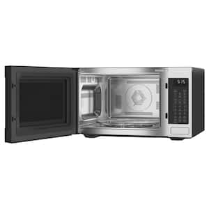 1.5 cu. ft. Smart Countertop Convection Microwave with Sensor Cooking in Matte White, Fingerprint Resistant