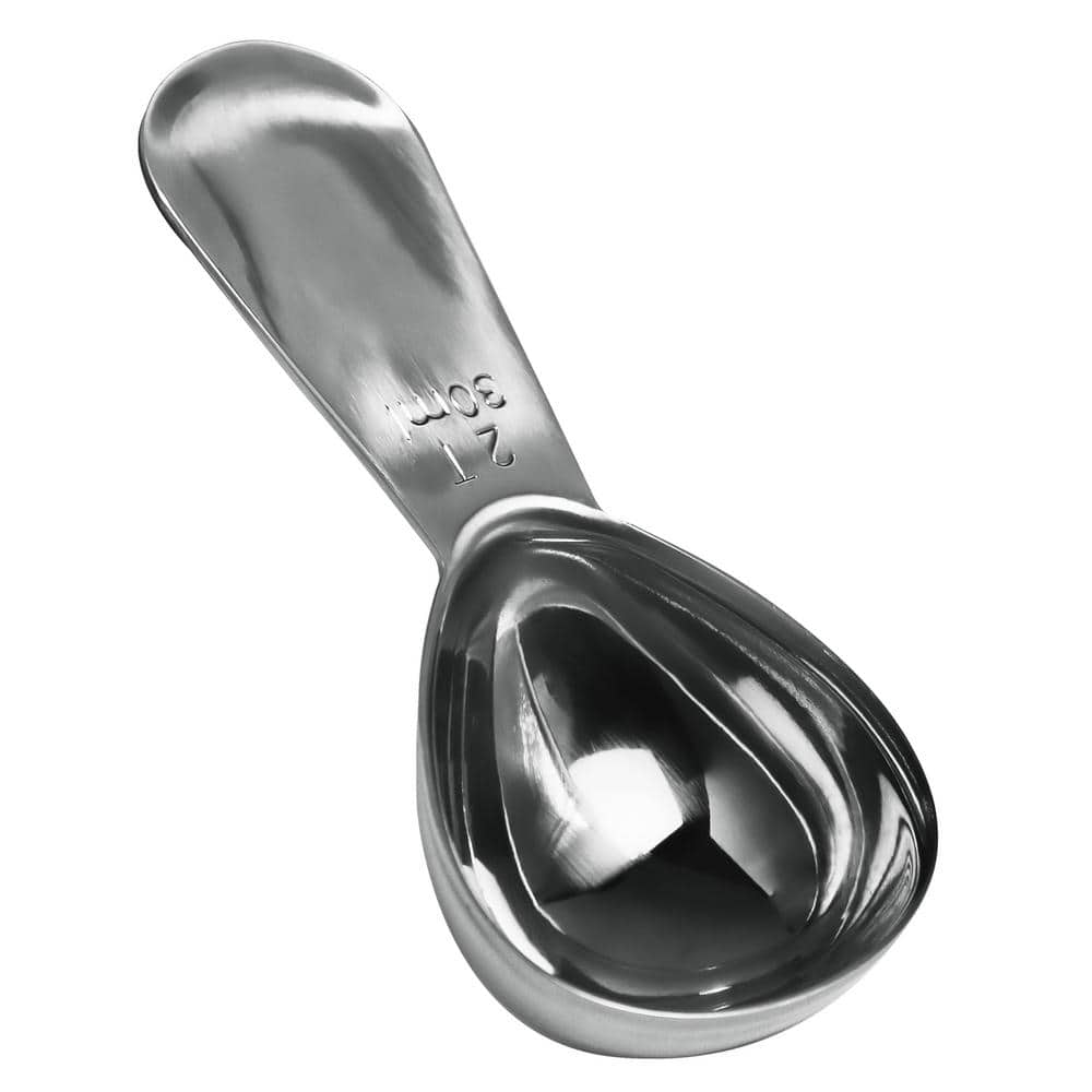 2 lb. Depot Measuring Spoons 18/8 Stainless Steel Round Spoon Design Set of 6