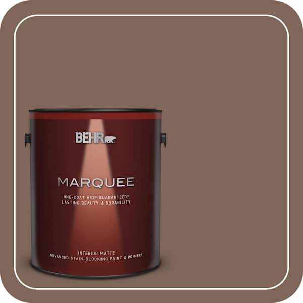 BEHR MARQUEE 1 gal. Home Decorators Collection #HDC-AC-05 Cocoa Shell Matte Interior Paint & Primer