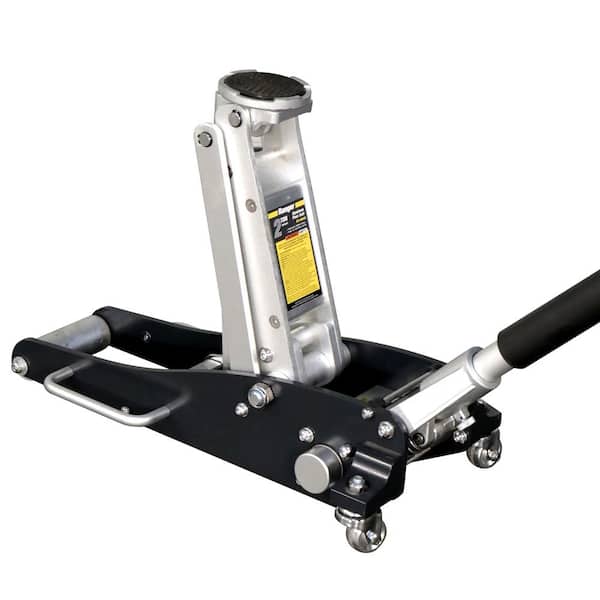 RANGER RFJ-4000AL 2-Ton Capacity Lightweight Aluminum Racing Floor Jack with Quick-Pump Dual-Piston System