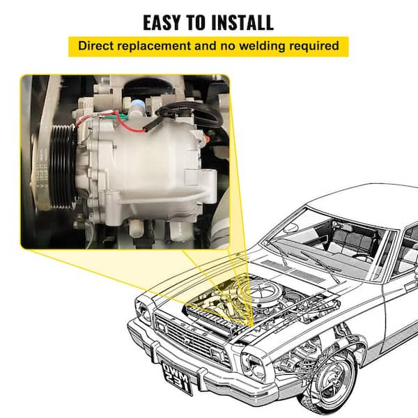 Air Compressor TRSE07 Car AC Compressor For Honda Civic 2006 2007 2008 2009 2010 2011 38800RNCZ Air Climatisé - Foto 2