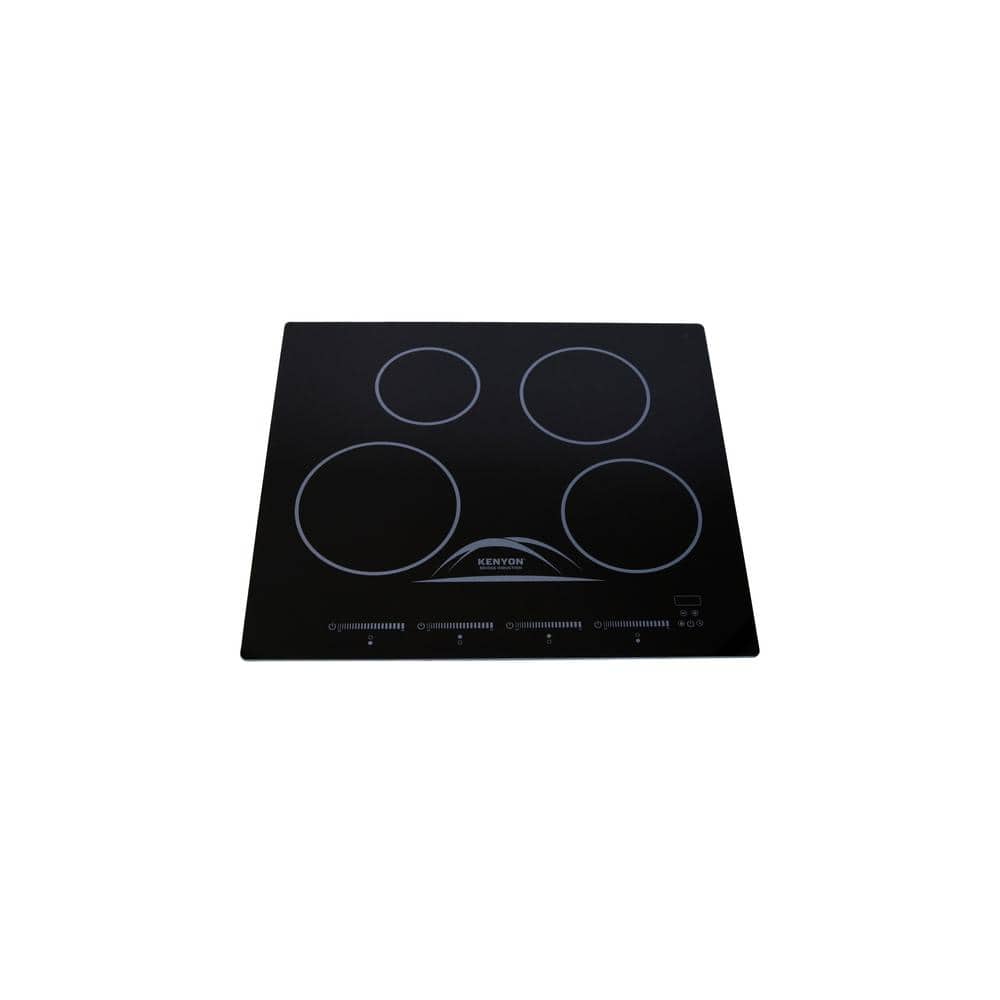Kenyon Bridge 24 in. Built-In Induction Cooktop in Black with 4 Elements Including Combination Elements