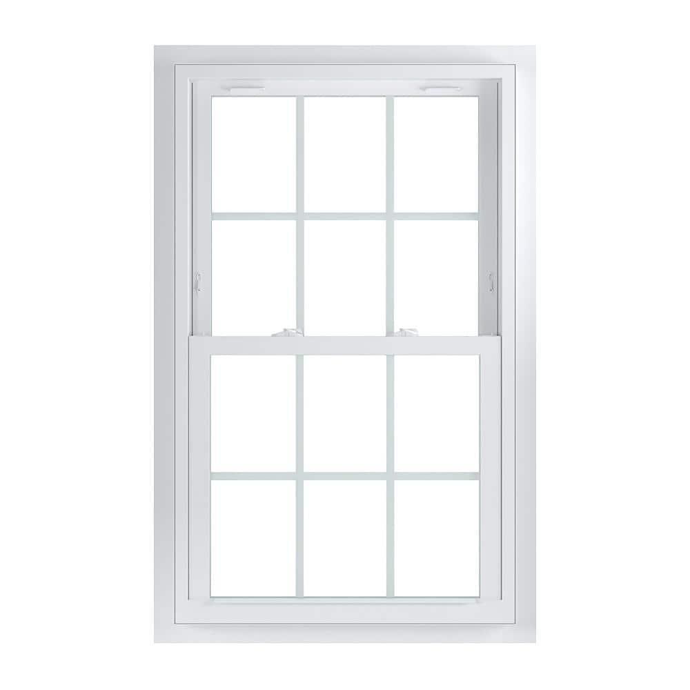 29.75 in. x 48.75 in. 70 Series White Double Hung Low-E Argon Glass Vinyl F