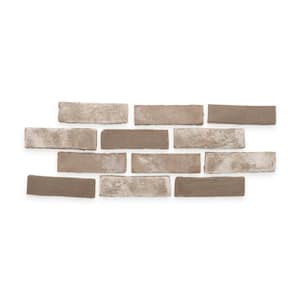 28 in. x 10.5 in. x .5 in. Telluride Brick Sheets - Flats (Box of 5 Sheets)