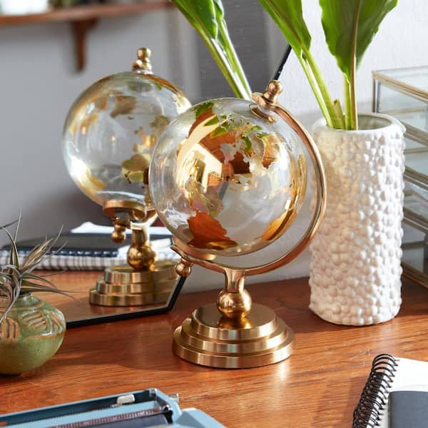 Sirius Glass Globe with Coral Decorative Object in Different Colors Options / Modern Home high quality Decoration Items