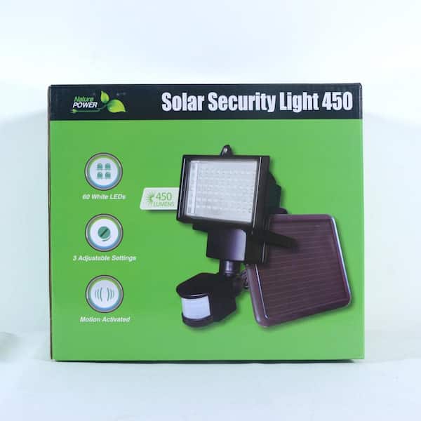 Nature power 60 led solar security light sales