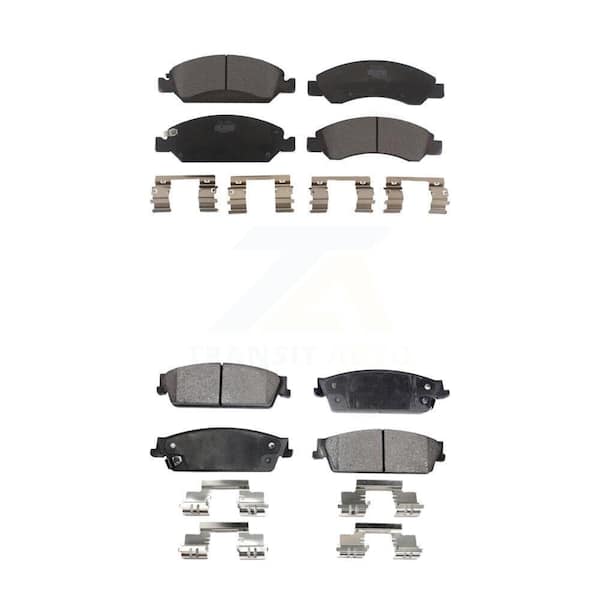 TEC Front Rear Ceramic Brake Pads Kit For Chevrolet Silverado 1500 GMC Sierra Tahoe Suburban KTC-100158