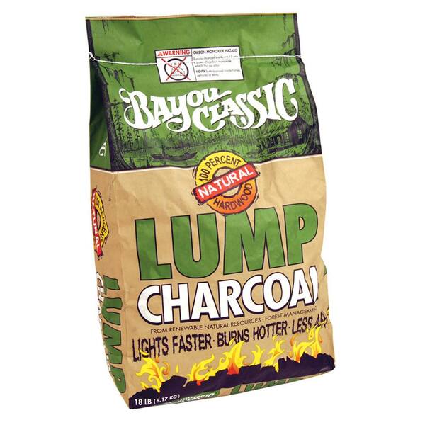 BAYOU CLASSIC 6 lbs. Lump Charcoal with Firestarter (Pack Of 4)