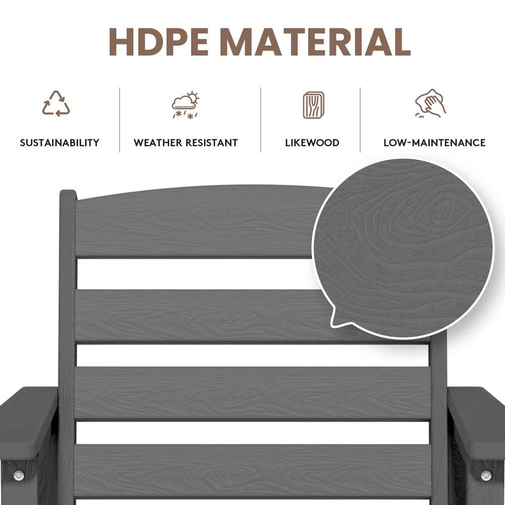 Material and feature details of the stool.