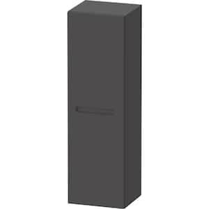 15.75 in. W x 14.125 in. D x 52 in. H Bathroom Storage Wall Cabinet in Graphite Matte