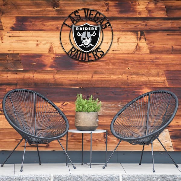 IMPERIAL Las Vegas Raiders Team Logo 24 in. Wrought Iron
