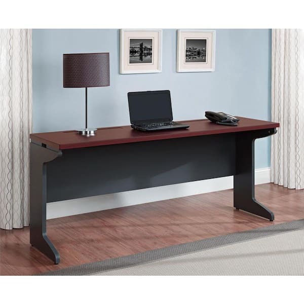 Altra Furniture Pursuit Cherry and Gray Desk