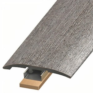 Pinyon 1/4 in. Thick x 2 in. Width x 94 in. Length 3-in-1 T-Mold, Reducer, and End Cap Vinyl Molding