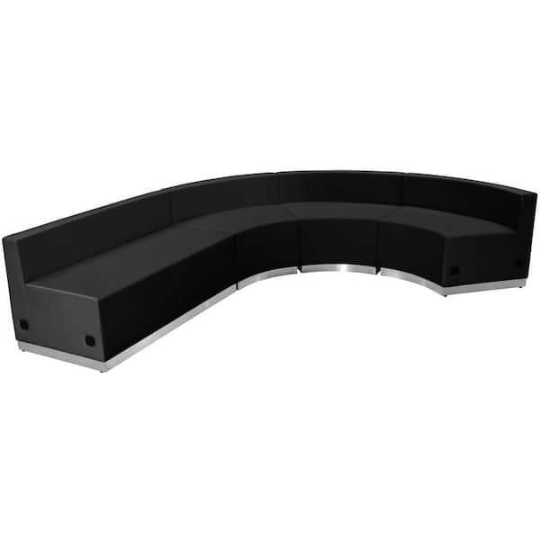 Carnegy Avenue 4-Piece Black Living Room Sets