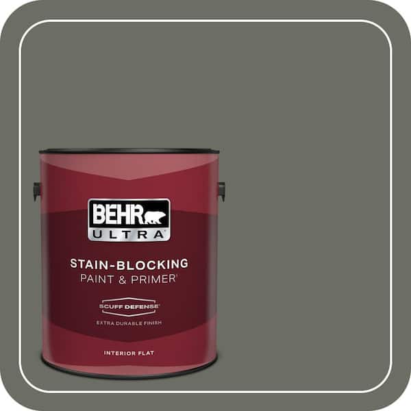 BEHR ULTRA 1 gal. #N380-6 Bonsai Trunk Extra Durable Flat Interior Paint & Primer