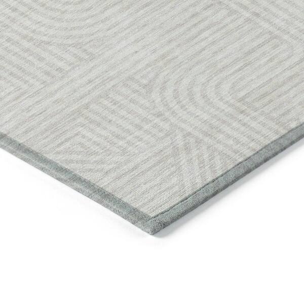 Chantille Machine Washable Indoor/Outdoor Abstract ACN917 Ivory 2 ft. 6 in. x 3 ft. 10 in. Area Rug