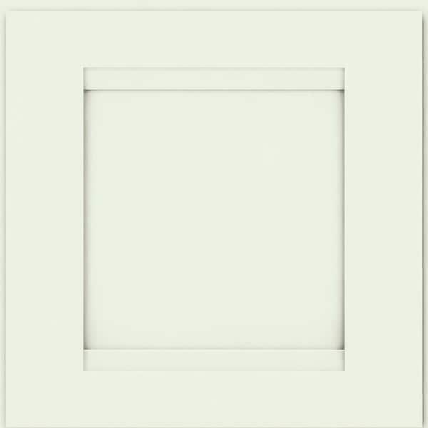 KraftMaid 14-5/8 in. x 14-5/8 in. Cabinet Door Sample in Dove White