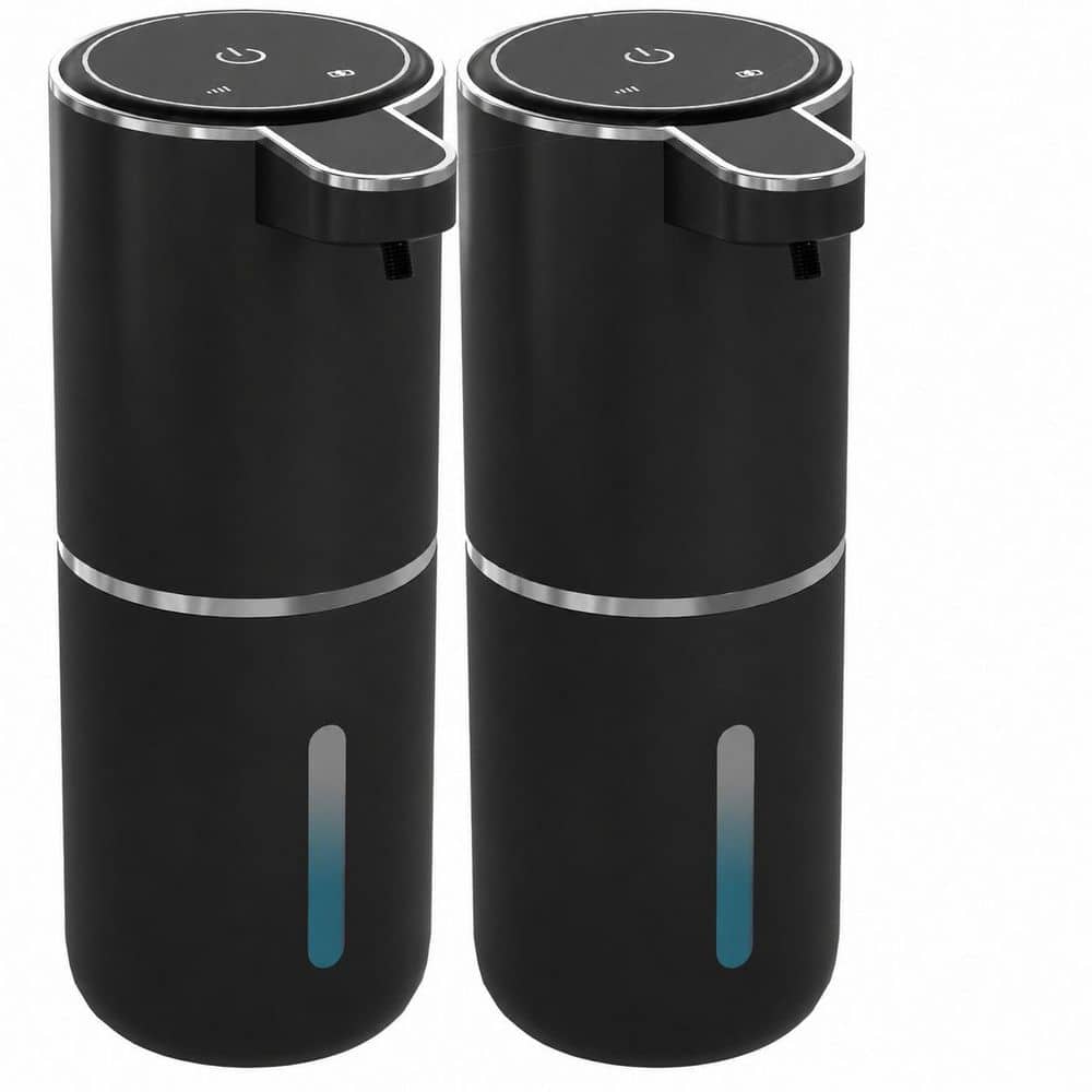 2-Pack Automatic Touchless Liquid Soap Dispenser, 12.8 oz Wall Mounted Electric, for Bathroom and Kitchen, Black price history on PriceWatchPro