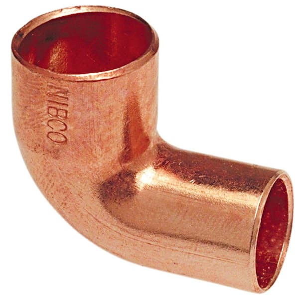 NIBCO 1/2 in. Copper Pressure 90-Degree Fitting x Cup Elbow (50-Pack)