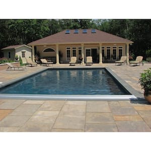 Patio-on-a-pallet 10 ft. x 10 ft. Tan Variegated Dutch York-Stone Concrete Pavers (44 Pieces/100 Sq Ft)