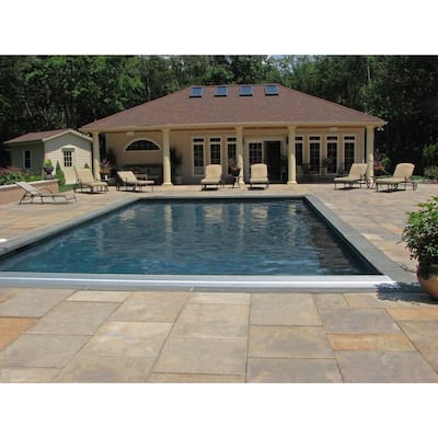 Patio-on-a-Pallet 120 in. x 120 in. Tan Variegated Dutch York-stone Concrete Paver (Pallet of 44-Pieces)