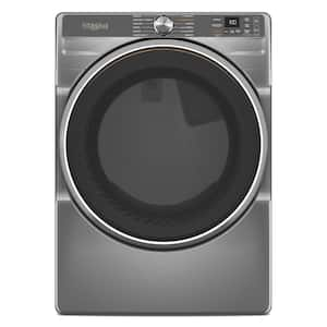 7.4 Cu. Ft. vented Front Load Electric Dryer in Core Silver with Steam Capabilities