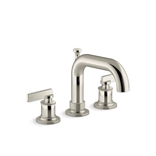 KOHLER Castia By Studio McGee 2-Handle Deck-Mount Bath Faucet Trim with Diverter in Vibrant Polished Nickel