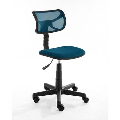 Teal Mesh Swivel Office Chair