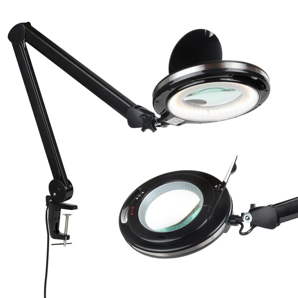 Magnifying desk fashion light