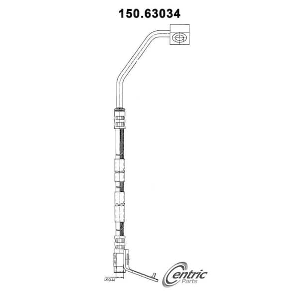 Centric Parts Brake Hydraulic Hose