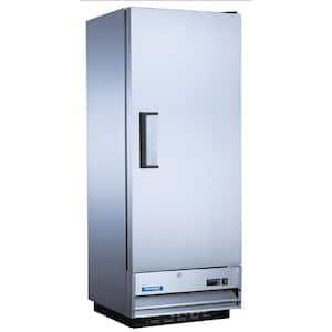 12 cu. ft. Commercial Frost Free Single Door Upright Freezer in Stainless Steel