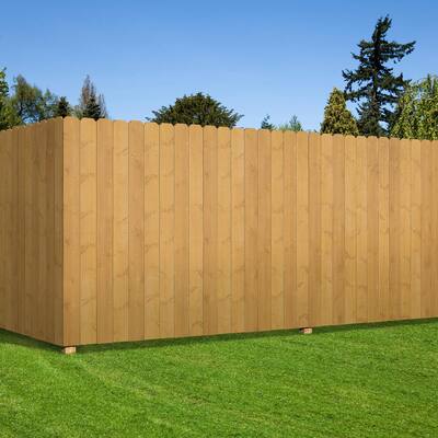 dog ear cut fence