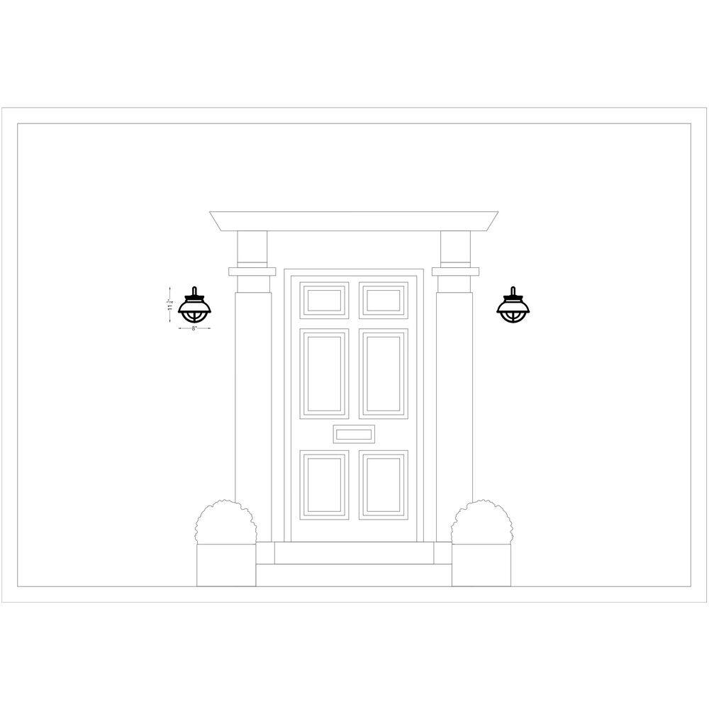 Brushed Stainless Steel Outdoor Wall Sconce with Clear Seeded Glass Shade