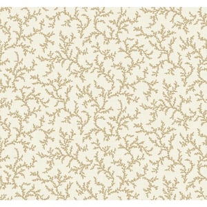 Driftwood Corail Paper Unpasted Nonwoven Wallpaper Roll 60.75 sq. ft.
