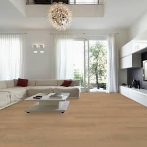 Lebanon White Oak 3/8 in. T x 7.5 in. W Tongue and Groove Wire Brushed Engineered Hardwood Flooring (39.06 sqft/case)