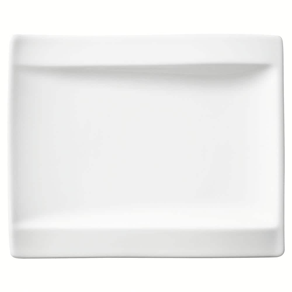 Modern White Porcelain 5-Piece Antipasti Dinnerware Set for 2