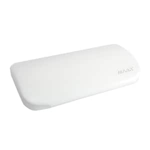 White Foam Bathtub Cushion with 2 Suction Pads