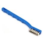 7-1/4 in. Stainless-Steel Plastic Handled Wire Brush