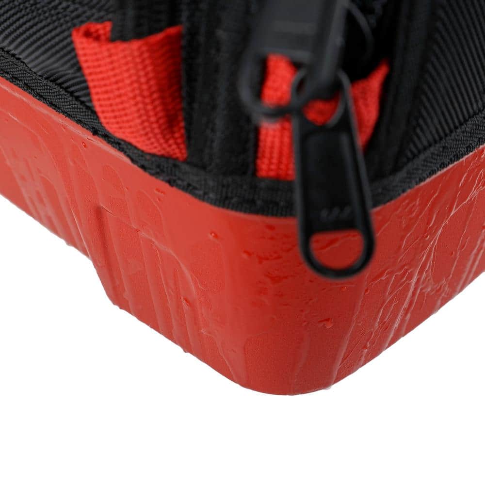 Heavy Duty Black and Red Tool Hauler Backpack