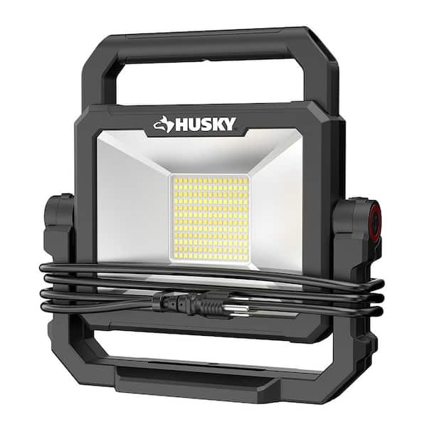 Husky 6000 Lumen LED Portable Corded Work Light K40568 - The Home